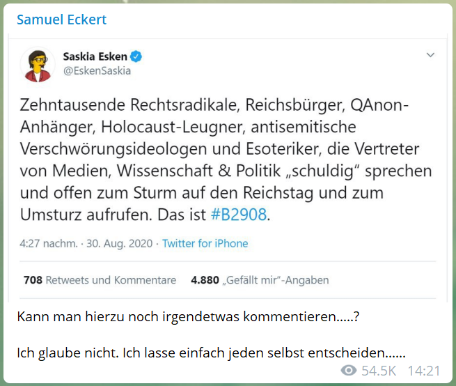 Saskia Esken, ausfällig